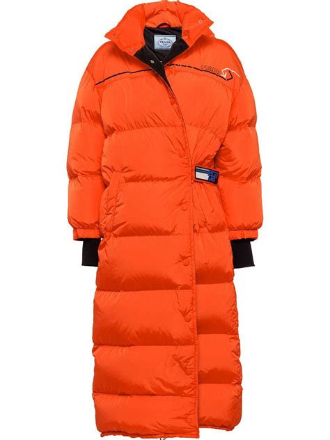 prada orange coat|prada winter coats for women.